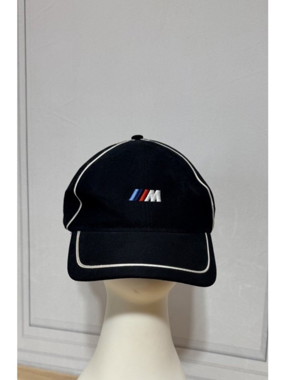 BMW Motorsport Hat Cap Strap Back Lifestyle Official Center Logo Mesh Back